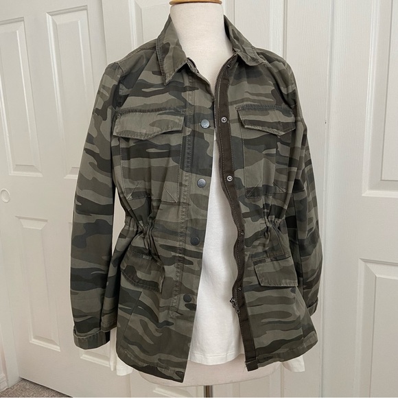 Camo Utility Jacket with Adjustable Waist by ANA - Picture 6 of 8